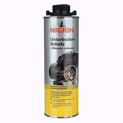 Insonorizant Solutie antifonare NIGRIN 1 litru agent bituminos, pentru pistol de vopsit; negru foto