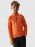 Lenjerie termoactivă din fleece (bluză) pentru băieți - portocalie