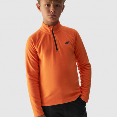 Lenjerie termoactivă din fleece (bluză) pentru băieți - portocalie