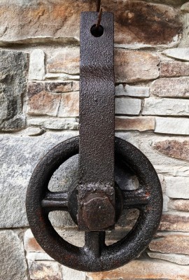 Scripete vechi de dimensiuni mari pentru lucrari steampunk - 10 kg - 24 cm foto
