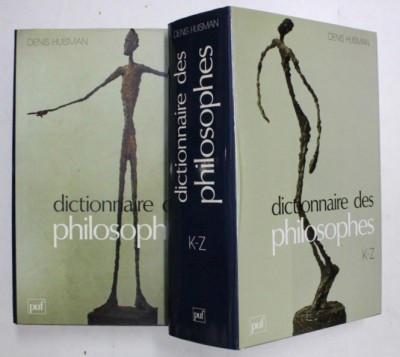 Dictionnaire des philosophes 2 vol. format mare / dir. Denis Huisman foto