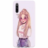 Husa silicon pentru Xiaomi Mi 9, Girl Look