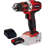 Einhell TE-CD 18/40 Li PXC + Starter Kit - Masina de gaurit si insurubat 40 Nm + Set 1 acumulator si incarcator Li-Ion 18 V 2.5 Ah