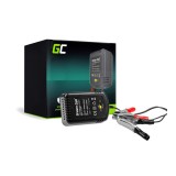 Green Cell 2V / 6V / 12V 0,6A incarcator de baterie cu terminale cu clema