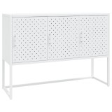 Cumpara ieftin Servanta, alb, 105x35x75 cm, otel