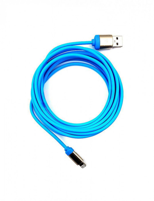 Cablu date USB 3 metri iPhone 5G / 5C / 5S / 6G / 7 / 8 / X