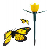 Fluture solar zburator si floare, ideal pentru gradina, terasa, balcon