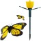 Fluture solar zburator si floare, ideal pentru gradina, terasa, balcon