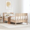 VidaXL Cadru pat fără saltea, 90x190 cm, lemn masiv de pin 3306285