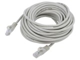 Cablaj rețea U/UTP 5e CCA gri 10m cu mufe RJ45 la ambele capete