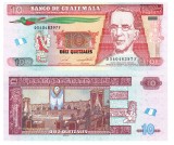 Guatemala 10 Quetzales 2019-2022 P-123A UNC Bancnota Straina