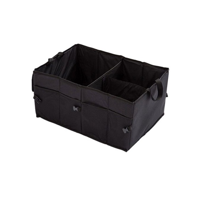 Organizator auto FONIX, 9 buzunare, Multifunctional, Flexibil, Rezistent, Universal, Negru