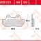 Placute frana TRW MCB512 Cod Produs: MX_NEW MCB512