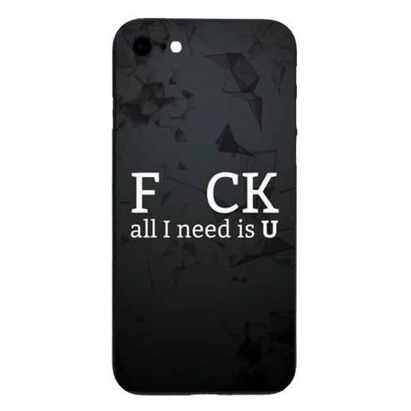 Husa apple iphone 7 plus multicolor mesaj fcuk