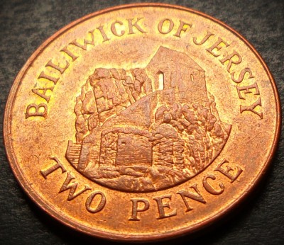 Moneda exotica 2 PENCE - JERSEY, anul 1998 * cod 4221 B = A.UNC luciu de batere foto