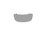 Geam oglinda Nissan Primastar (X83) 2002-2010, Opel Vivaro 2002-2010, Renault Trafic (Fl/Jl) 2002-2010, Stanga, Crom, Panoramica, BestAutoVest 440832