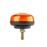 Lampa de avertizare flash mini girofar 18 LED AMiO, montaj pe surub, ECE R65 R10, 12/24V, W21sb, lumina portocalie, IP56