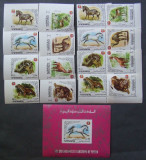 YEMEN K. -FAUNA- 8 V.DANTELATE+ 8 V.NEDANTELATE+ 1 S/Sh.-MNH**.- YK 002C, Asia