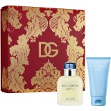 Dolce&amp;Gabbana Light Blue Pour Homme EDT set cadou pentru bărbați