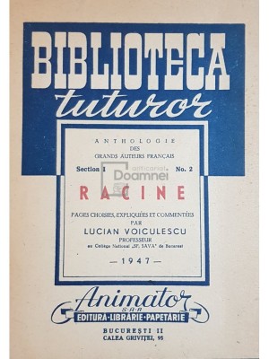 Lucian Voiculescu - Racine (Editia: 1947) foto
