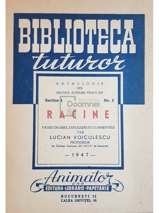 Lucian Voiculescu - Racine (Editia: 1947)