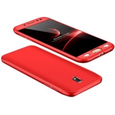 Husa Samsung Galaxy J7 2017, FullBody Elegance Luxury Red, acoperire completa