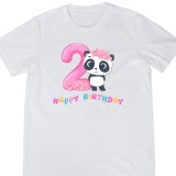 Tricou Copii, La multi ani, aniversare 2 ani, desen multicolor, mesaj amuzant