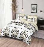 Cumpara ieftin Lenjerie Pat Sophy Sf194, Bumbac, 6 Piese, Fara Elastic, Alb, Imprimeu