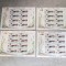 ABHAZIA RATE -PASARI 4 MINI COLI SUPRATIPAR DANTELAT MNH