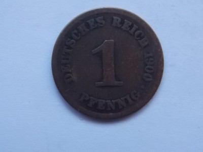 1 PFENNIG 1900 A GERMANIA foto