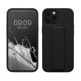 Husa kwmobile pentru Apple iPhone 12 Pro Max, Silicon, Negru, 58284.01, Carcasa