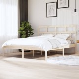 vidaXL Cadru de pat, Super King, 180x200 cm, lemn masiv 3101233