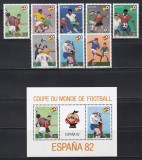 Zair 1981 - Cupa Mondială de fotbal - Spania 1982, Serie + Colita, MNH