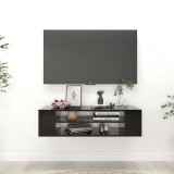 vidaXL Dulap TV suspendat, negru, 100x30x26,5 cm, PAL