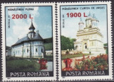 B2868 - Romania 2000 - Manastiri 2v ,neuzat,perfecta stare