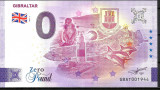 !!! RARR : 0 POUND SOUVENIR - GIBRALTAR - 2021.1 - UNC