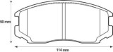Placute frana fata Mitsubishi Colt 3 (C5A), 10.1986-05.1992, marca SRLine S70-0321