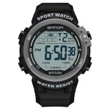 Ceas barbatesc de mana Sanda Sport Digital Fashion Multifunctional Negru