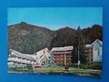 CPIB 23270 CARTE POSTALA - POIANA BRASOV. COMPLEXUL TURISTIC - HOTEL &quot;TELEFERIC&quot;, CIRCULATA, 1976, STAMPILE, TIMBRU, Fotografie