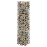 VidaXL St&acirc;lp de gabion, &Oslash;30x100 cm, oțel galvanizat, circular