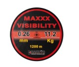 FIR ( GUTA ) MONOFILAMENT Hakuyo MAXXX VISIBILITY ROSU NEON 0.30MM/14.6KG-1200M