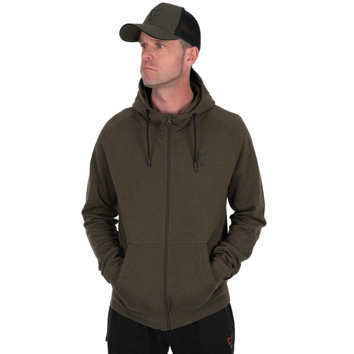 Hanorac Fox Collection LW Hoody Green &amp; Black, Marime L