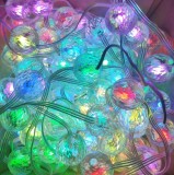 Instalatie de Craciun, smart, liniara, multicolora, 10 m, 100 globulete mari, 9051RGB, Gimihome