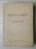 Noțiuni de drept - material ajutător pentru școlile medii tehnice de comerț și pentru lucrătorii... (1955)