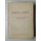 Noțiuni de drept - material ajutător pentru școlile medii tehnice de comerț și pentru lucrătorii... (1955)