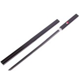 Katana Deco Bamboo Blade - Black Baruto Uchiha Pattern (104cm)