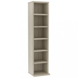 Cumpara ieftin Dulap CD-uri, stejar sonoma, 21x20x88 cm, lemn compozit