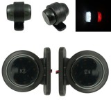 2 x LED Rosu Alb Lumina Latura Lampe Gabarit Remorca Camioane 12V 24V Sticla Neagra Afumata