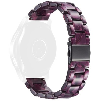 Curea polimer, compatibila Huawei Watch Fit 3, adaptor inclus, telescoape Quick Release, Tyrian Purple foto