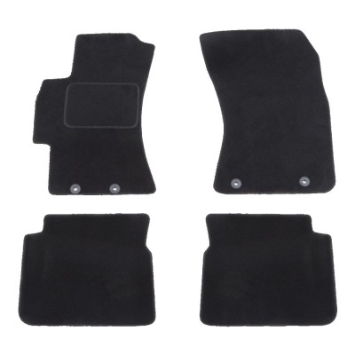 Set covorase auto mocheta Velor SUBARU FORESTER (SH), 01.2008-03.2013, negru, foto